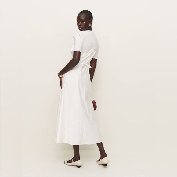 Reformation Alida Dress in White - Picture 7 of 11